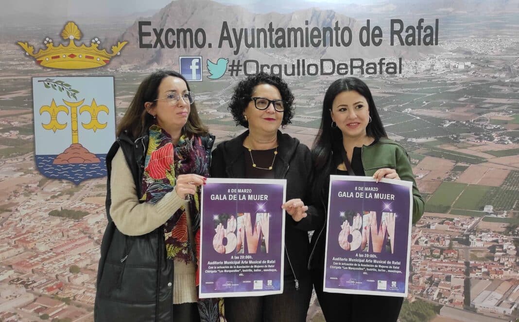 The Department of Equality of the Rafal Town Council has announced the program of events that will take place in the municipality to commemorate March 8, International Women's Day.