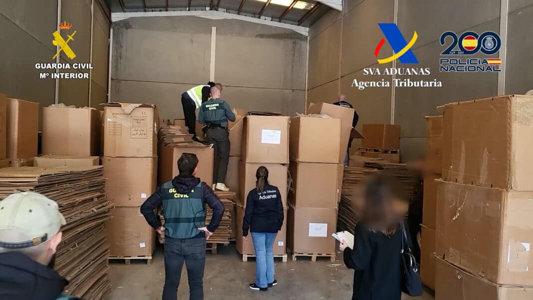 The international network operated clandestine factories and warehouses across several towns in Alicante province.