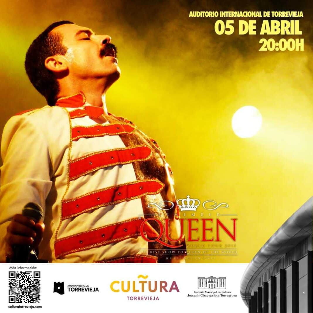 On Saturday evening, the international show ‘Remember Queen’ will electrify the Torrevieja International Auditorium.