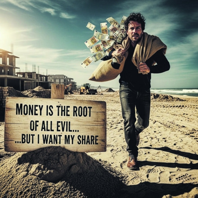 PENGER ER VEIEN TIL ALT ONDT