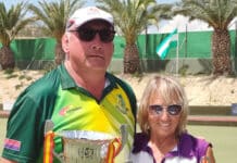 Bonsor behält die Nerven und holt sich den nationalen Einzeltitel Der formstarke Bonsor war nicht zu stoppen und holte sich erneut die Trophäe, indem er Brian Willerton vom Mojacar Bowls Club in einem spannenden Finale besiegte.