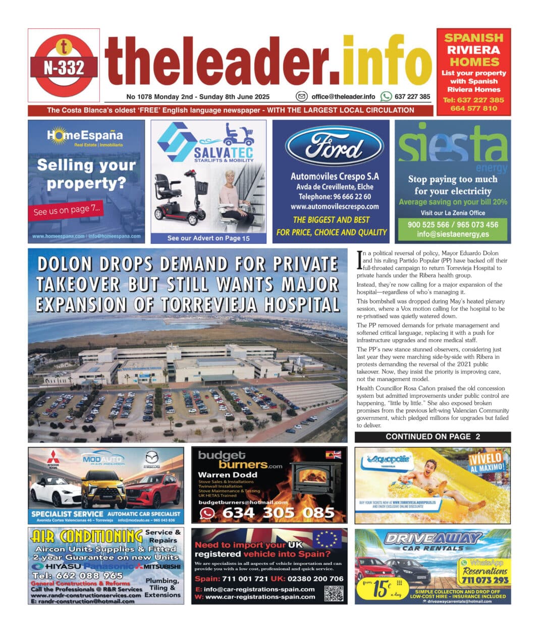 The Virtual edition of the Leader Newspaper 2 June 2025