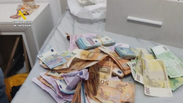 173,500 € in bar wurden sichergestellt