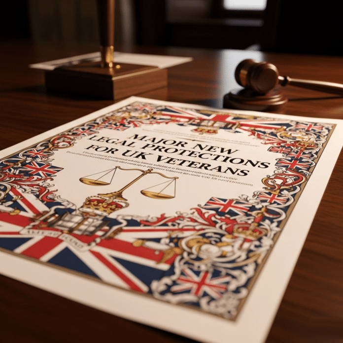 The UK Government has announced sweeping new legal protections for veterans, their families, and serving personnel