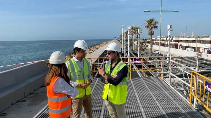 El alcalde Dolón declaró que si el ritmo actual continúa, las obras deben finalizarse en agosto.