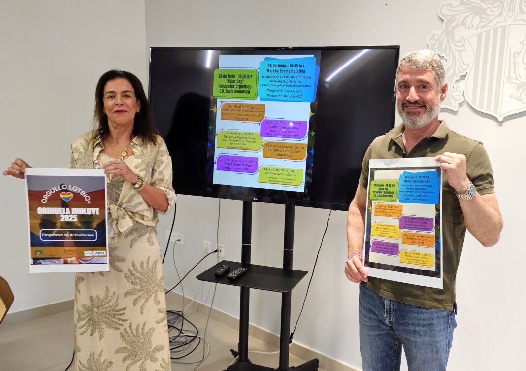 Orihuela bystyre har avduket «Orihuela Incluye 2025», et omfattende program som feirer LGBTQ+ Pride og fremmer mangfold.
