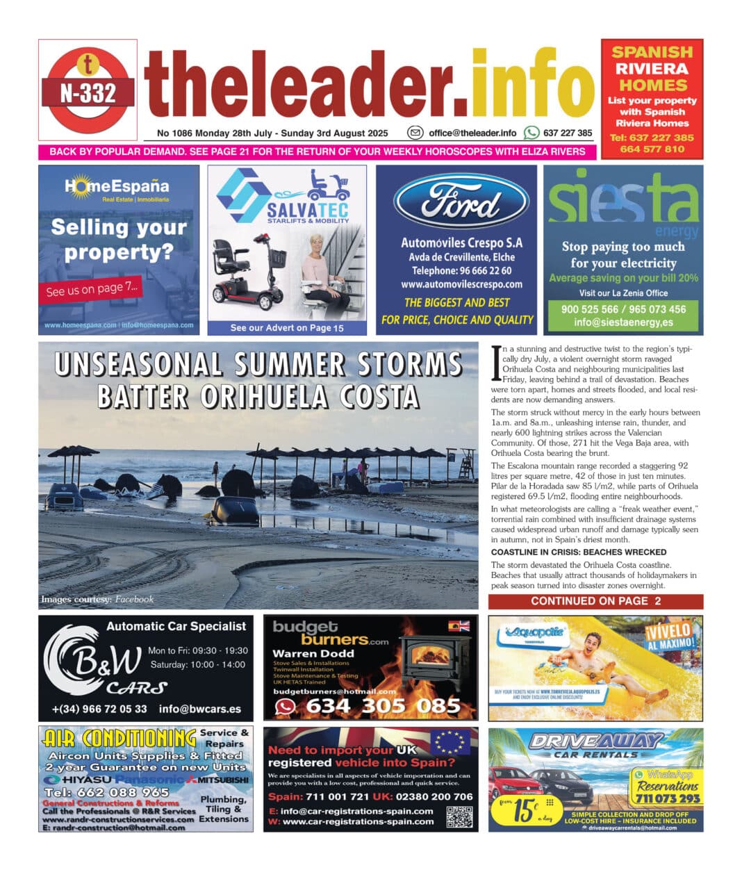 The Leader Newspaper 28 July 2025 - Edition 1086.