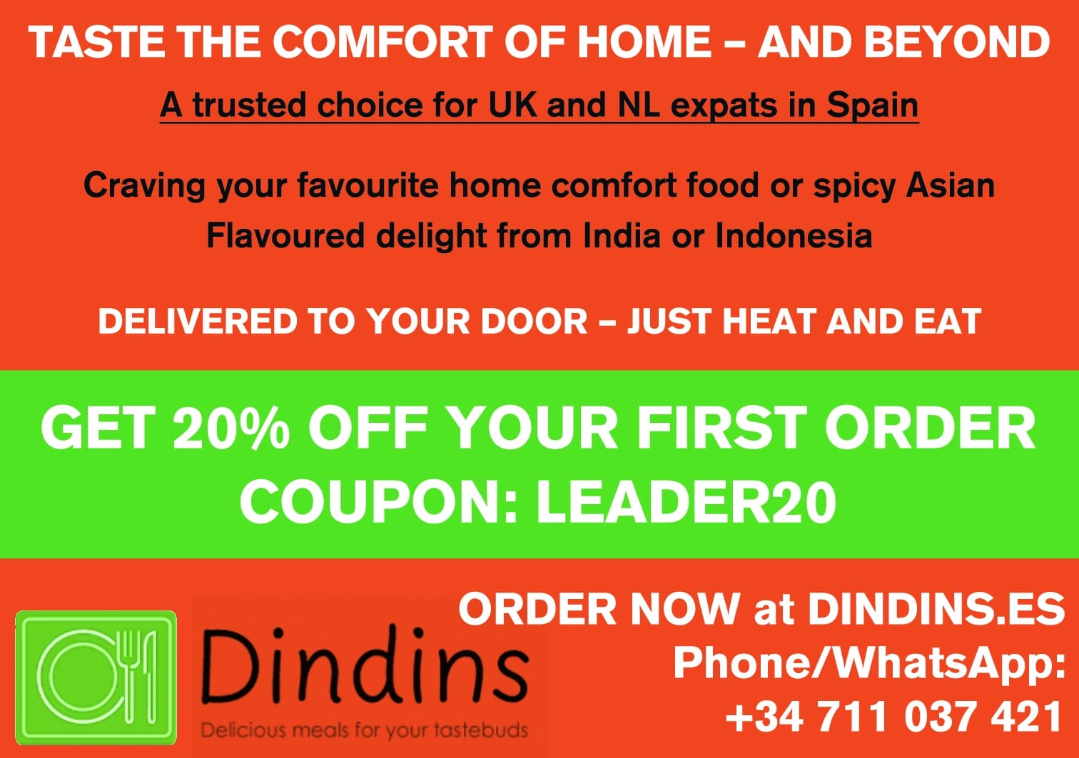 La Misión Emotiva Detrás de las Comidas de Dindins en la Costa Blanca