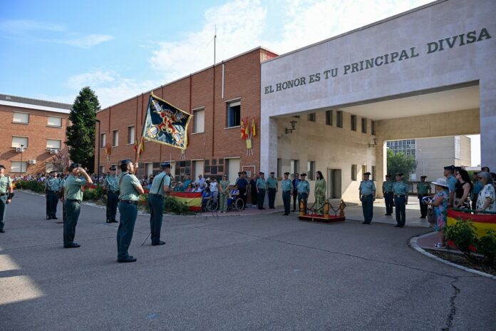 The Director General of the Civil Guard, Mercedes González, presided over the ceremony this Wednesday at the Colegio de Guardias Jóvenes in Valdemoro (Madrid)