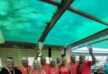 EEN MIDDAG VOL FEESTEN Winnaars van de SUNSHINE LEAGUE Divisie 1 Rocajuna 1