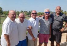 San Miguel GS in Lo Romero (9. Juli 2025) 36 Spieler haben heute gespielt, darunter auch einige Gäste, die sich später als üblich trafen, um den Platz nach besten Kräften anzugreifen und zu erobern.