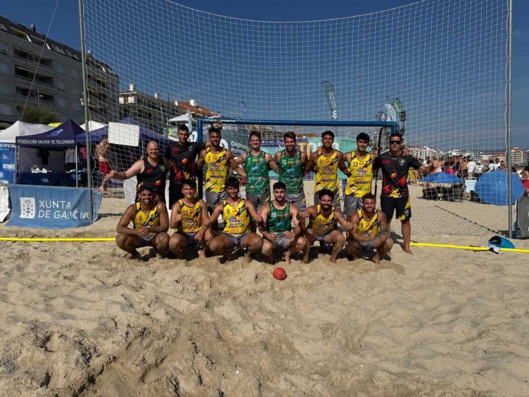 CBMP Rayito Salinero delivered an outstanding performance last weekend at the Arena 1000 beach handball tournament in Sanxenxo