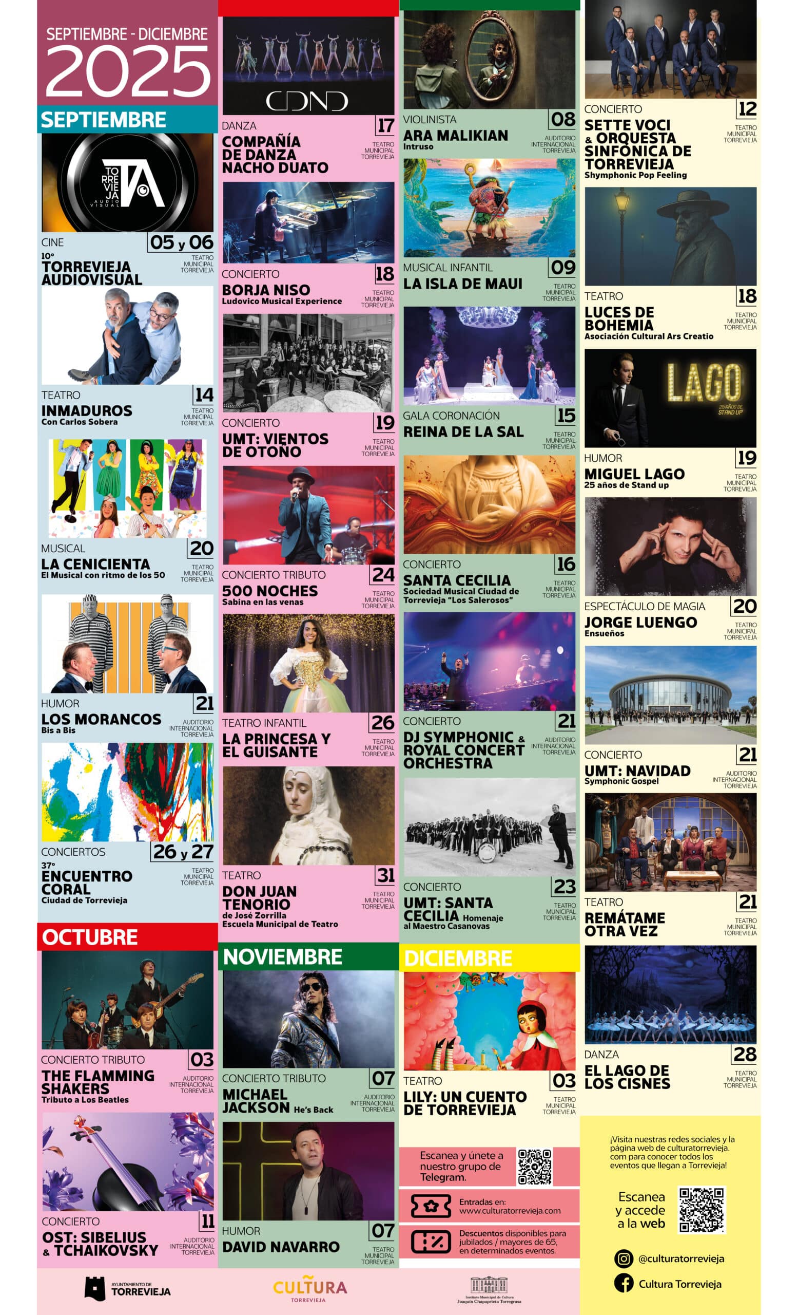 Programa Cultural de Torrevieja para Terminar el 2025 con Estilo