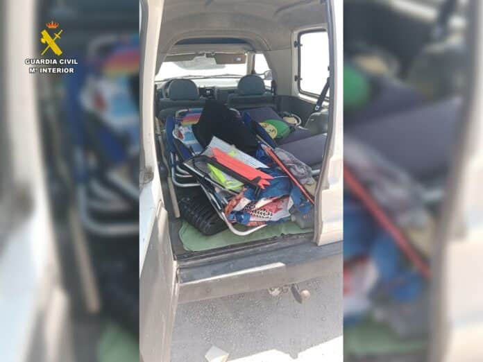 • One suspect was caught in the act near a hospital car park, breaking a vehicle lock and stealing several items.