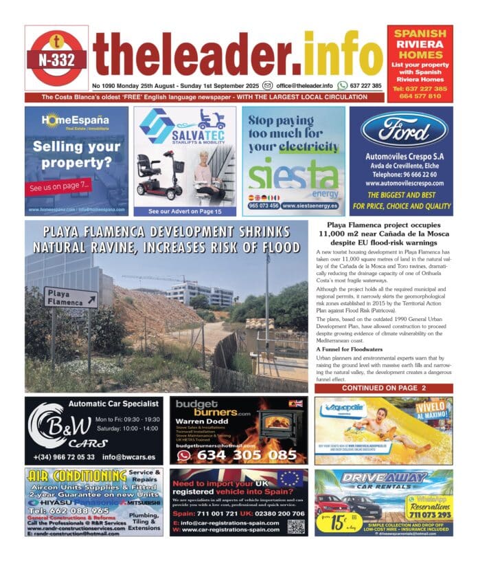 The Leader Newspaper Edition 1090 con fecha del 25 de agosto de 2025