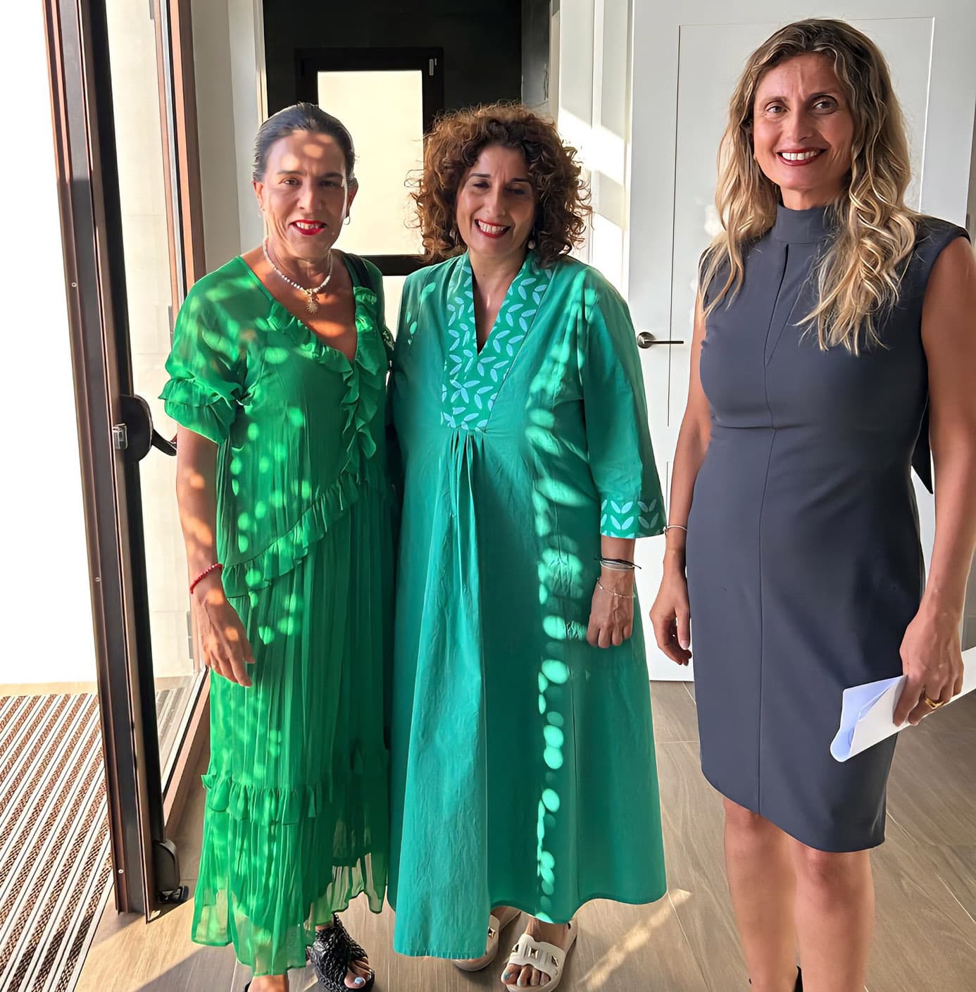 Cllr Rodríguez, Pilar y Farncisca Samper