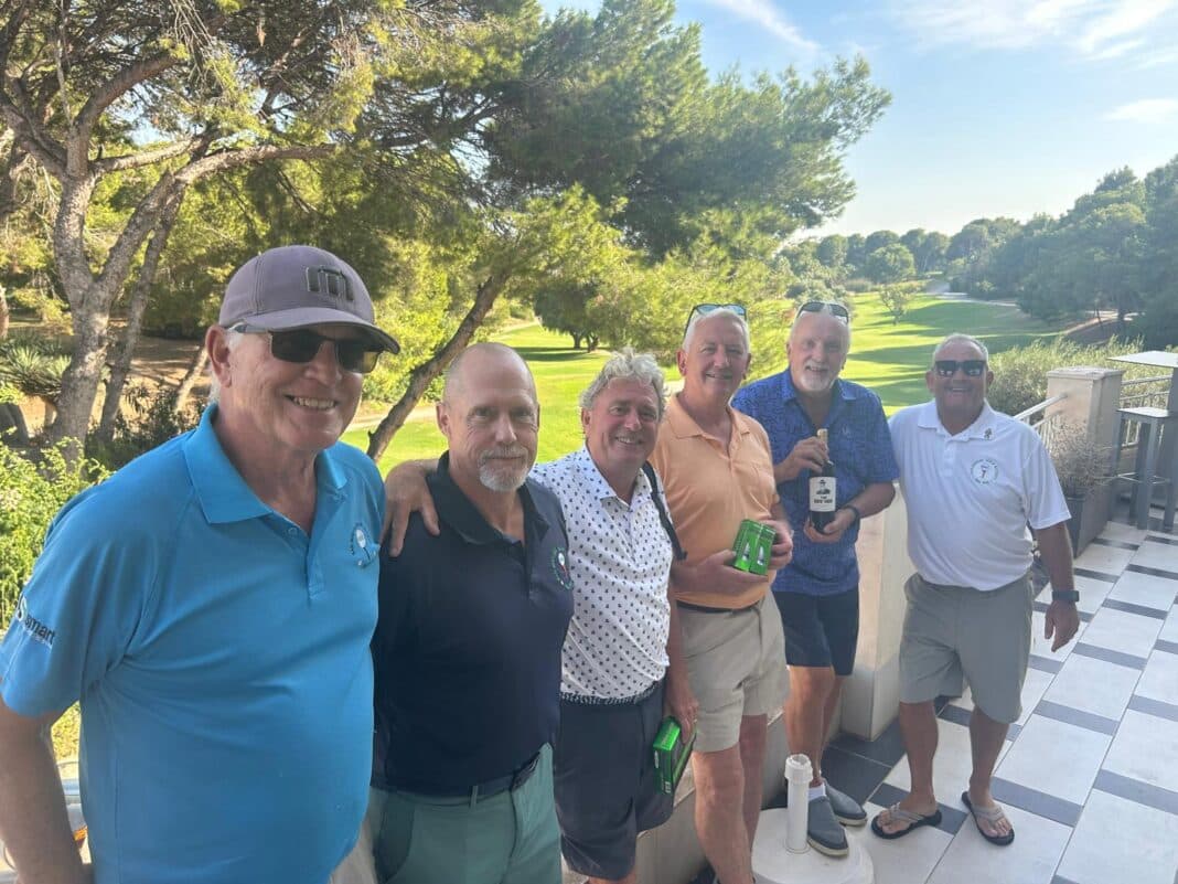 Welcomed by Oliver in the ProShop, tostadas and coffees were consumed in the Terrace Bar before all our courageous warriors grabbed their bags, revved up their buggies and got themselves over to the first tee.