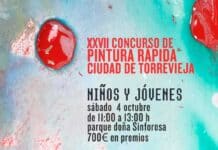 XXVII Konkurs Szybkiego Malowania „Miasto Torrevieja” odbędzie się 4 i 18 października Miejski Instytut Kultury im. Joaquína Chapapriety ogłosił powrót 27. edycji Konkursu Szybkiego Malowania „Miasto Torrevieja”.