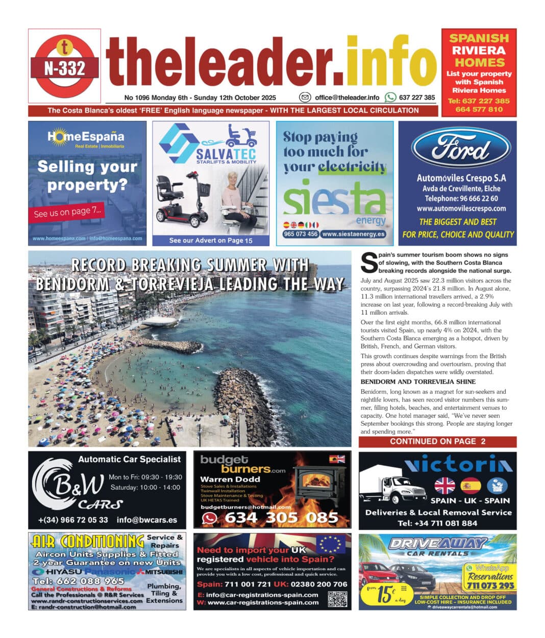 The Leader Newspaper 6. oktober 25 / Utgave 1096