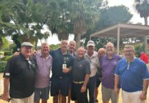 San Miguel GS at El Plantio (15 October 2025) Nearly a full field of 46 teeing off with some noticeable absences due to slippages and falls last week in the wet weather - Daz and Martin we want you back to full strength very soon please!