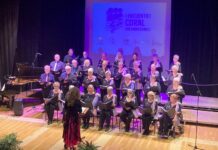 Crescendo Choir Performs Traditional Music From Around the World Concerts On November 8, Crescendo Choir also gave a music from around the world concert at the School of Music and Culture, in Los Montesinos