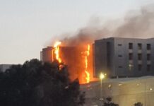 Gran incendio en el Hospital Santa Lucía de Cartagena fue controlado en solo 30 minutos Los bomberos de Cartagena controlaron un incendio en el principal centro médico de la ciudad, el Hospital Santa Lucía, en apenas media hora, gracias a la rapidez de actuación, la proximidad del parque de bomberos, las condiciones favorables del viento y el momento del siniestro.