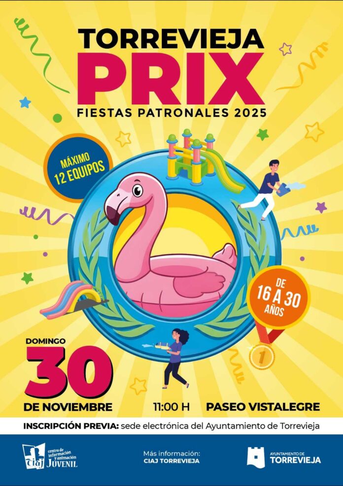 El Departamento de Juventud de Torrevieja ha anunciado que ya está abierto el plazo de inscripción para la segunda edición del “Torrevieja Grand Prix Juvenil”.