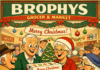 THE GROCERS CHRISTMAS BOX Brophys gave out a Christmas Box to their customers every year. This came in the form of a Christmas cake, which was naturally appreciated and valued by all – especially in a houseful of children.