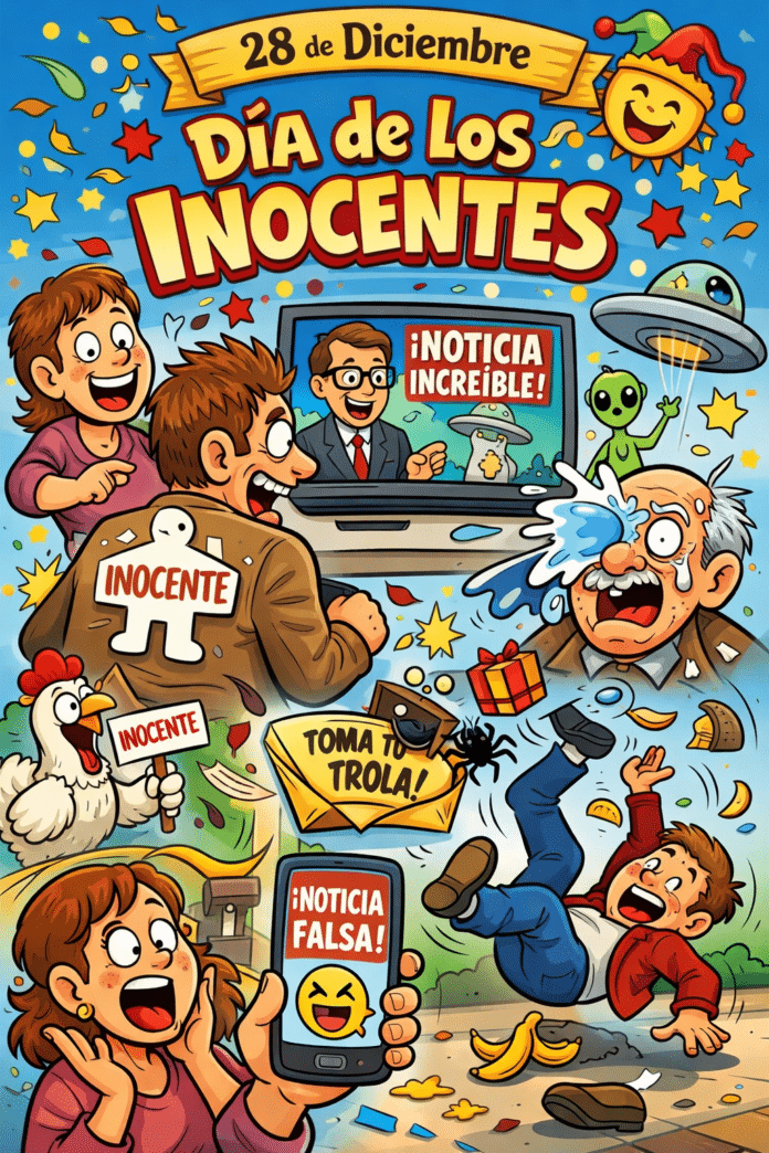 Si quelque chose vous paraît trop étrange pour être vrai aujourd'hui, c'est probablement le cas. Le 28 décembre marque le Día de los Santos Inocentes en Espagne, une journée traditionnellement consacrée aux blagues, aux farces et aux plaisanteries bon enfant.