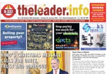 Utgave 1108 av Leader Newspaper, 29. desember 25. til 4. januar 2026 Den eneste publikasjonen du trenger for de siste engelskspråklige nyhetene, sporten og arrangementene fra Torrevieja, Orihuela Costa, Pilar de la Horadada, Mar Menor, Quesada, Guardamar og La Marina.