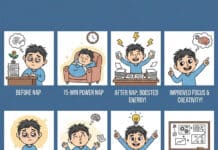 The case for sleeping on the job! . This quick shut-eye doesn’t just rest your brain, but like its sister, the siesta; it improves your physical health as well