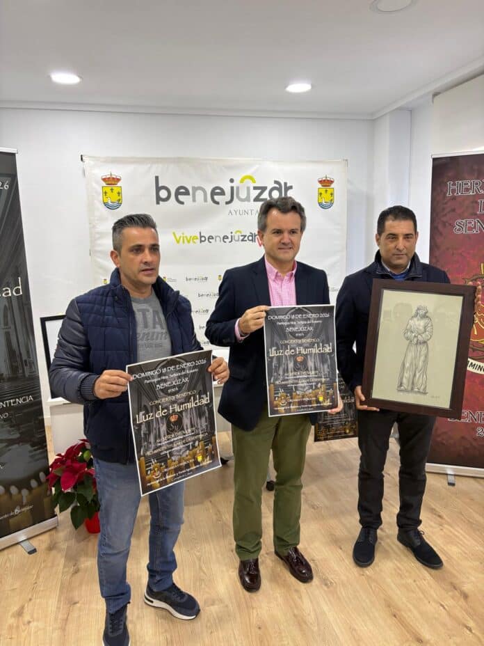 Parish of Nuestra Señora del Rosario i Benejúzar er vertskap for veldedighetskonserten Luz de Humildad søndag 18. januar 2026 kl. 19.30.