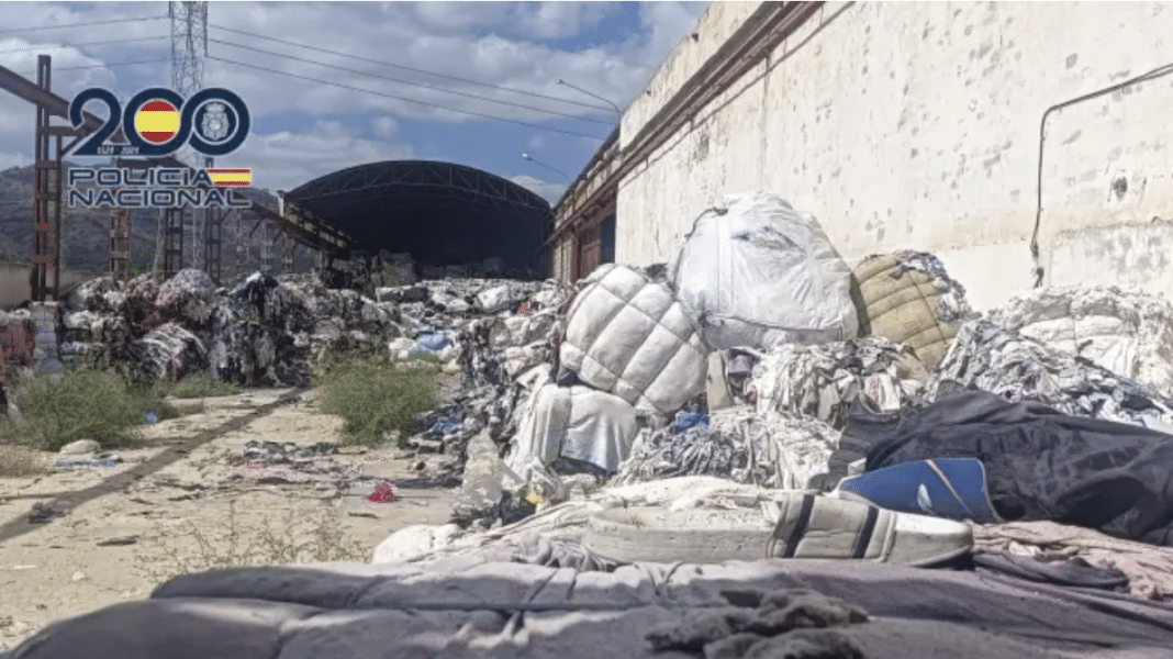 When the owner visited the property, he discovered that both the industrial building and surrounding land had been turned into an uncontrolled dumping ground, with dozens of tonnes of used clothing abandoned on site.