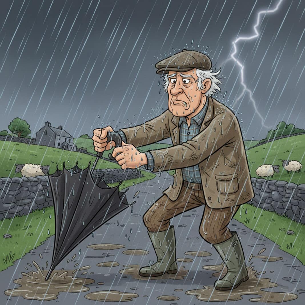 Hubo un tiempo en que el paraguas se consideraba un artículo de lujo y generalmente estaba reservado para la realeza y, en lo que respecta a este escritor, la realeza debería haberlos conservado.