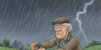 When an umbrella is more of a curse than a convenience… At one time the umbrella was regarded as a luxury item and generally reserved for royalty and as far as this writer is concerned, royalty should have kept them.