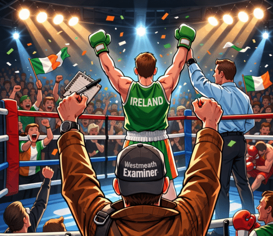 When Mullingar boomed in Beijing Giddy with pride from having three Mullingar competitors involved and armed with a camera, notebook and new laptop, we filled a page of the ‘Westmeath Examiner’ with exclusives for two weeks running.