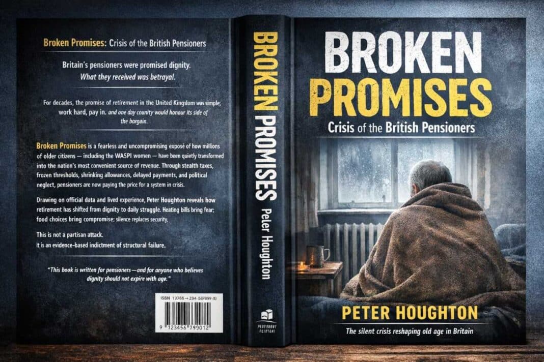 Author and political commentator Peter Houghton announces the worldwide release of his powerful new non-fiction book, Broken Promises: Betrayed and Forgotten, a hard-hitting examination of the growing crisis facing Britain’s older generation.