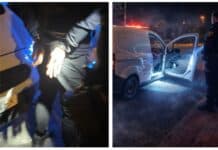Police Snare Stolen Car stopped in Orihuela Road Check Checks confirmed the car had been reported stolen in Valencia, prompting the instant arrest of the two occupants, both Albanian nationals, as suspected perpetrators of the theft.
