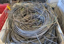 Four linked to theft of nearly 24 kilometres of copper cable from A-30 roadworks in Murcia According to investigators, almost 24,000 metres of copper cable were stolen over the course of a month, with an estimated value of more than €8,000.