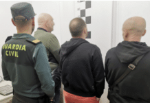 THIEVES HIT SAN FULGENCIO PENSIONERS IN COSTA CRIME SPREE Three suspected gang members have been arrested over a string of robberies and fraud offences centred on older victims. Investigators say the group operated with chilling precision, stealing wallets and handbags from senior citizens before using their bank cards to empty cash machines.