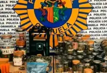 Local Police shut down Orihuela Costa Bar for drug trafficking During the operation, several people present at the premises were reported for possession of illegal and psychotropic substances. An investigation has also been opened into those responsible for the establishment for an alleged offence against public health.