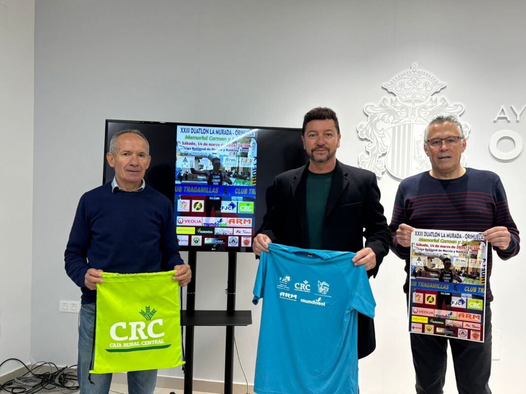 La Murada vil være vertskap for den 23. utgaven av "Carmen og Joaquín Memorial" Duathlon denne lørdagen 14. mars, med mer enn 200 utøvere som forventes å delta. Arrangementet ble presentert av Víctor Sigüenza, Orihuelas sportsråd, sammen med Paco Belmonte og José Caselles fra Club Tragamillas.