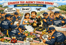 “Love Is Free, But Gifts Aren’t”: Tax Agency Targets Weddings Newlyweds in Spain, take note: the Agencia Tributaria is keeping a close eye on wedding gifts, including cash transfers made via mobile payment services like Paypal. Gifts over €100 must now be declared as donations and are subject to Inheritance and Gift Tax.