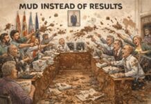 THROWING MUD INSTEAD OF ACHIEVING RESULTS — ORIHUELA’S POLITICS OF NOTHING Another end-of-month pleno in Orihuela, another demonstration of how a municipality can talk endlessly while achieving absolutely nothing.