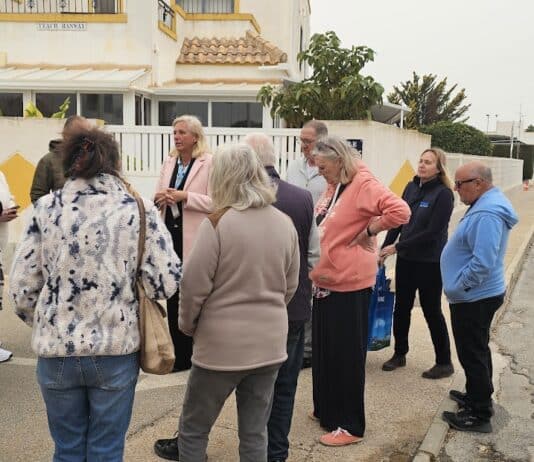 TORREVIEJA COUNCILLOR REASSURES RESIDENTS AFTER SQUATTER SCARE The Councillor for International Residents, Gitte Lund Thomsen, attended a hastily organised impromptu meeting, in order to offer help and advice, as well as reassurance, to those residents concerned about the growing problem.