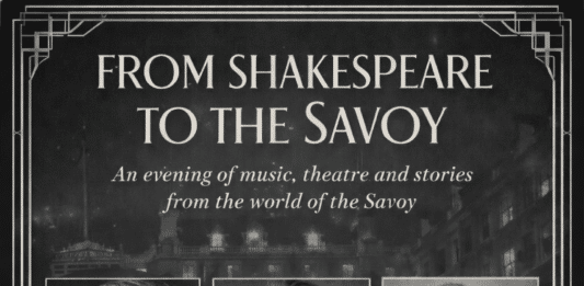 L'esprit du Savoy de Londres à Quesada « De Shakespeare au Savoy » est une soirée de musique, de théâtre et de contes inspirée par l'univers du célèbre hôtel Savoy de Londres.