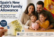 Spain Considers €200 Monthly Child Benefit, with Annual Cost Exceeding €19 Billion The proposal, currently under discussion as part of the 2030 Sustainable Development Strategy, would apply to all families with children under the age of 18.