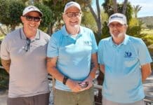 The Inbetweeners at El Plantio. The course was in excellent shape as always. The fairways were immaculate, and the greens showed significant improvement following their recent spring maintenance, which certainly helped contribute to some impressive scoring across the field.