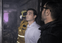 ALL RESIDENTS SAFE AFTER TORREVIEJA APARTMENT BLOCK FIRE Mayor Dolon was quickly on the scene along with the councillor for emergencies