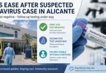 Fears ease after Alicante woman’s first hantavirus test comes back negative As a result, health authorities are now carrying out a second PCR test to confirm the outcome, in line with protocols set by Spain’s Ministry of Health and the World Health Organization.